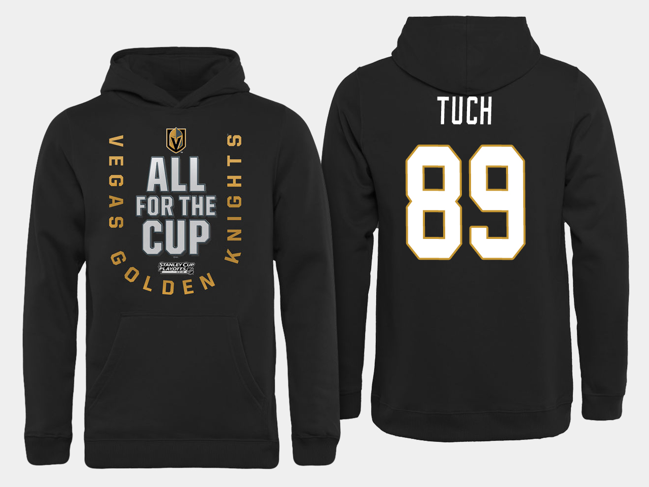 Men NHL Vegas Golden Knights #89 Tuch All for the Cup hoodie->more nhl jerseys->NHL Jersey